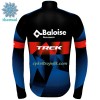 Cykeltrøje Langærmet Vinter 2022 Baloise-Trek Lions Black Rød Blå